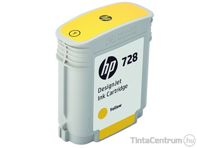 HP 728 (F9J61A) sárga eredeti tintapatron