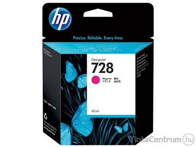 HP 728 (F9J62A) magenta eredeti tintapatron