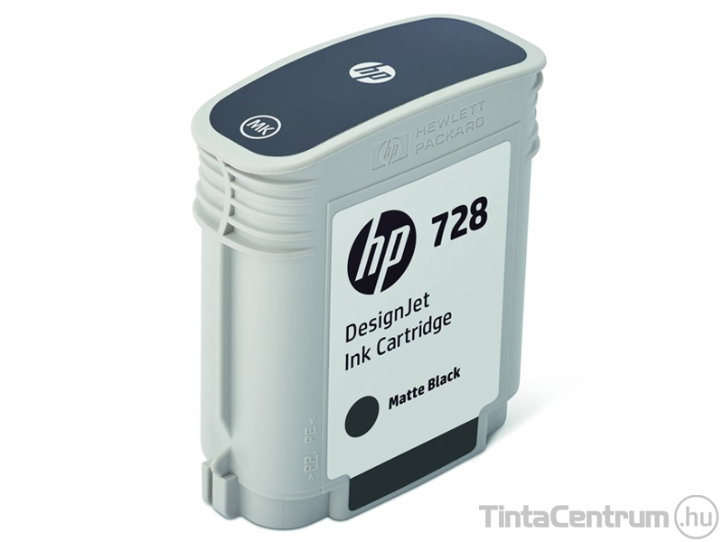 HP 728 (F9J64A) mattfekete eredeti tintapatron