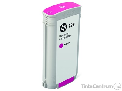 HP 728 (F9J66A) [130ml] magenta eredeti tintapatron