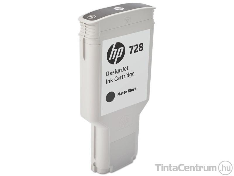 HP 728 (F9J68A) [300ml] mattfekete eredeti tintapatron