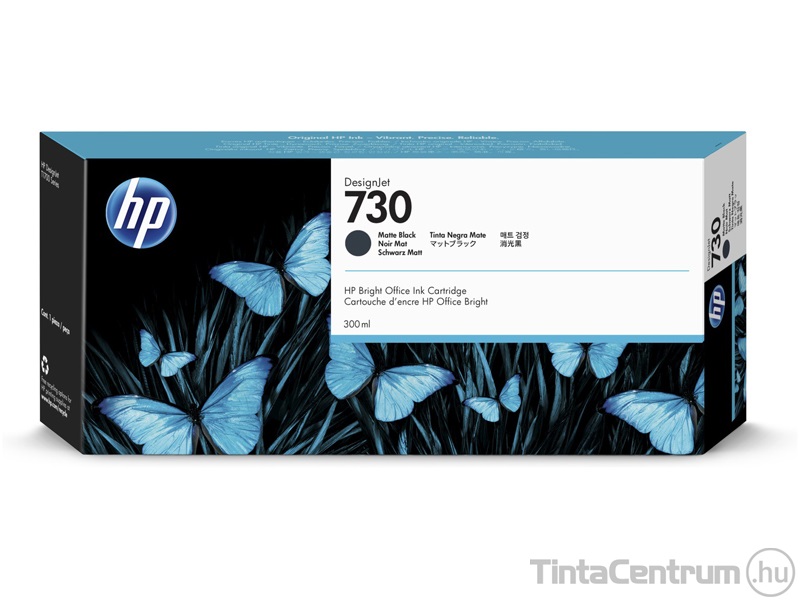 HP 730 (P2V71A) mattfekete eredeti tintapatron