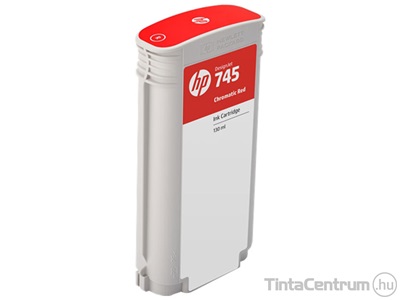 HP 745 (F9K00A) kromatikus piros eredeti tintapatron