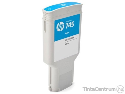 HP 745 (F9K03A) ciánkék eredeti tintapatron