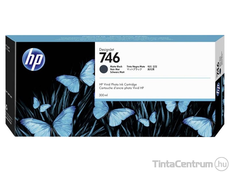 HP 746 (P2V83A) mattfekete eredeti tintapatron