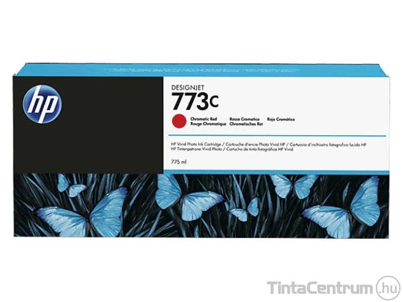 HP 773C (C1Q38A) kromatikus piros eredeti tintapatron