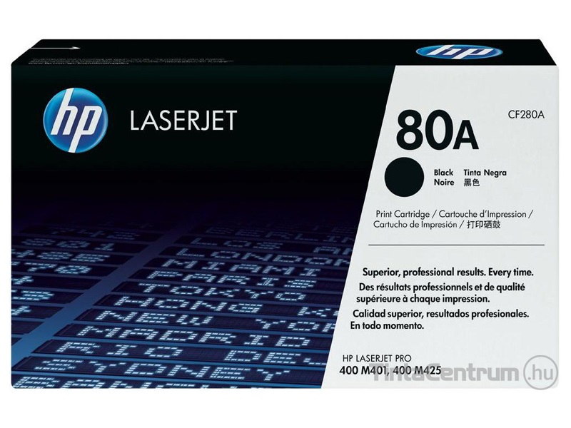 HP 80A (CF280A) fekete [2700 oldal] eredeti toner