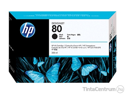 HP 80 (C4871A) fekete eredeti tintapatron