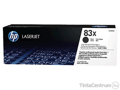 HP 83X (CF283X) fekete [2200 oldal] eredeti toner