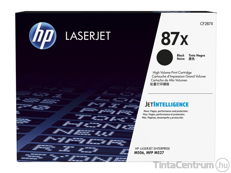 HP 87X (CF287X) fekete [18000 oldal] eredeti toner