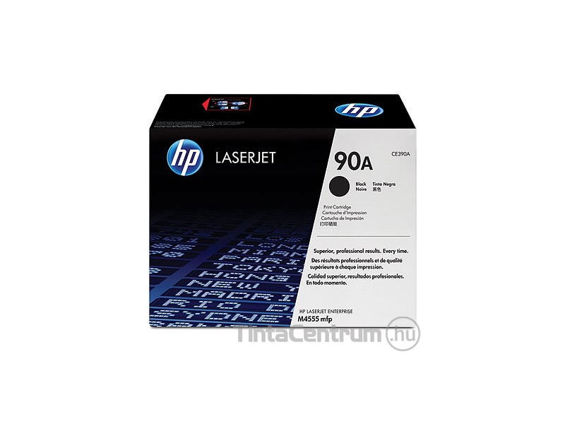 HP 90A (CE390A) fekete [10000 oldal] eredeti toner