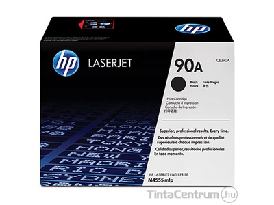 HP 90A (CE390A) fekete [10000 oldal] eredeti toner