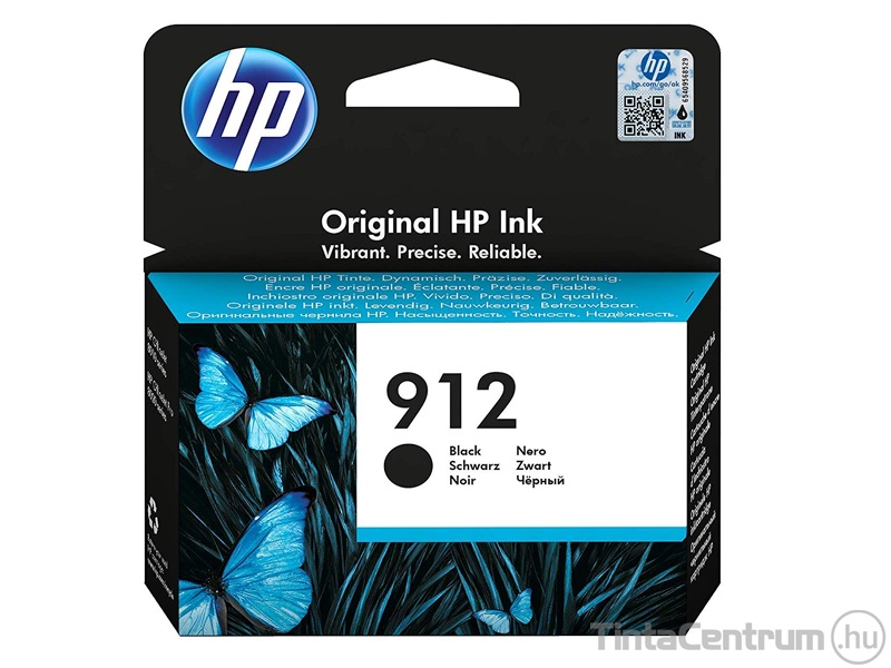 HP 912 (3YL80AE) fekete eredeti tintapatron