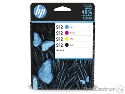 HP 912 (6ZC74AE) (BK,C,M,Y) eredeti 4db-os patron csomag