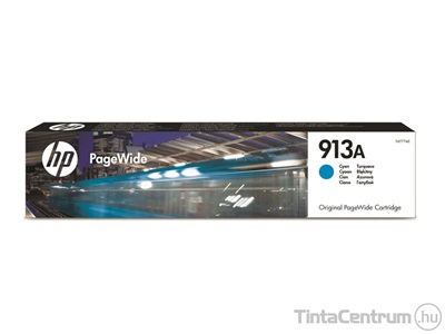 HP 913A (F6T77AE) [3000 oldal] ciánkék eredeti tintapatron