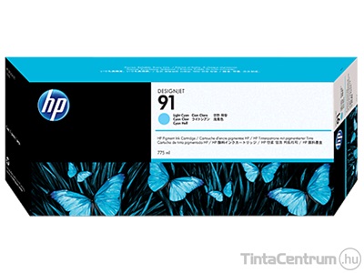 HP 91 (C9470A) világos ciánkék eredeti tintapatron