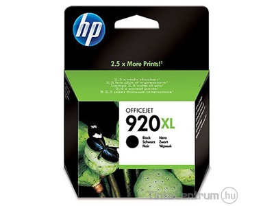 HP 920XL (CD975A) fekete eredeti tintapatron