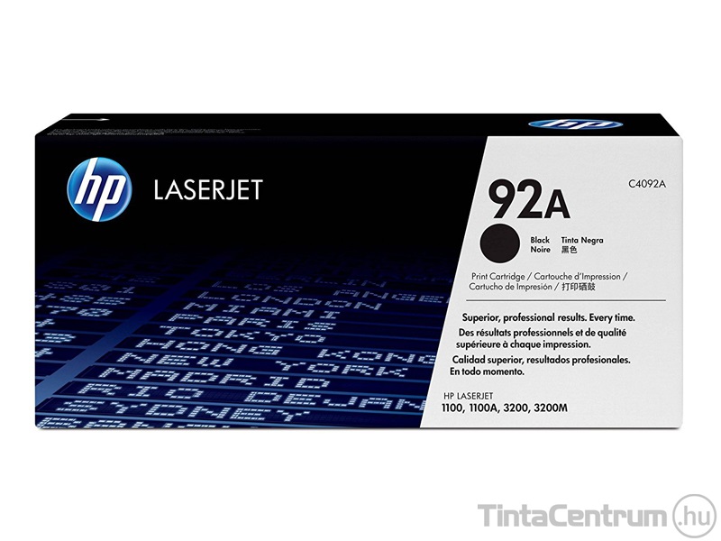 HP 92A (C4092A) fekete [2500 oldal] eredeti toner