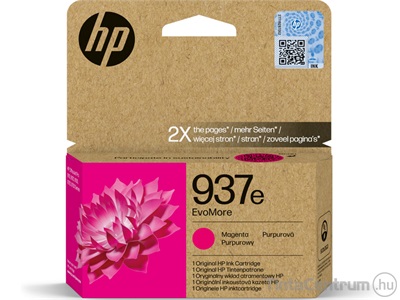 HP 937e EvoMore (4S6W7NE) magenta eredeti tintapatron