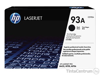 HP 93A (CZ192A) fekete [12000 oldal] eredeti toner