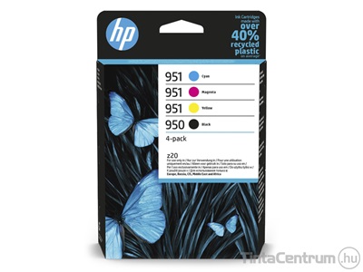 HP 950/951 (6ZC65AE) (BK,C,M,Y) eredeti 4db-os patron csomag