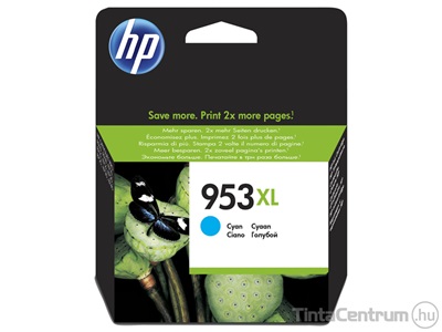 HP 953XL (F6U16AE) ciánkék eredeti tintapatron