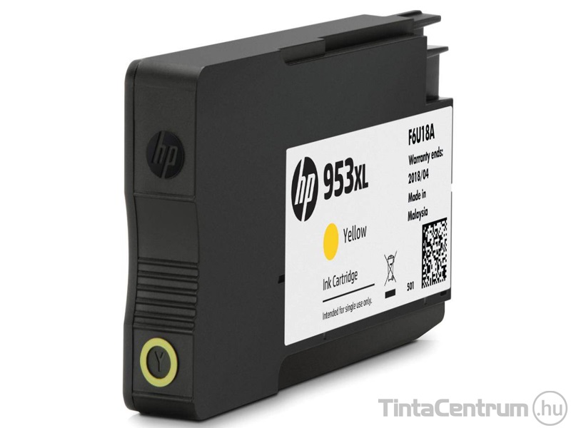 HP 953XL (F6U18AE) sárga eredeti tintapatron