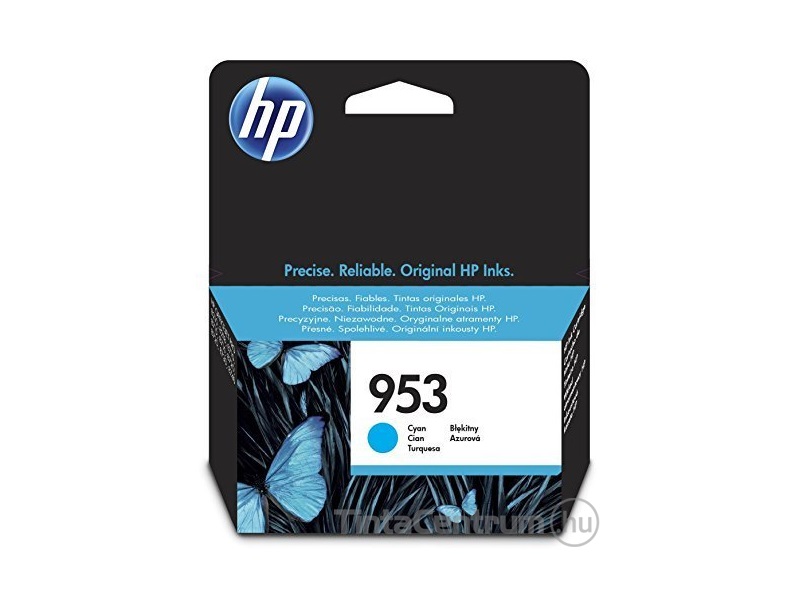 HP 953 (F6U12AE) ciánkék eredeti tintapatron