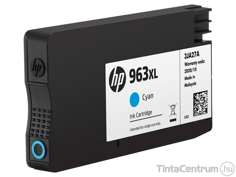 HP 963XL (3JA27AE) ciánkék eredeti tintapatron