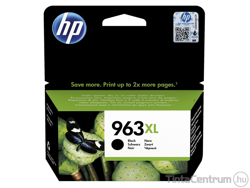 HP 963XL (3JA30AE) fekete eredeti tintapatron