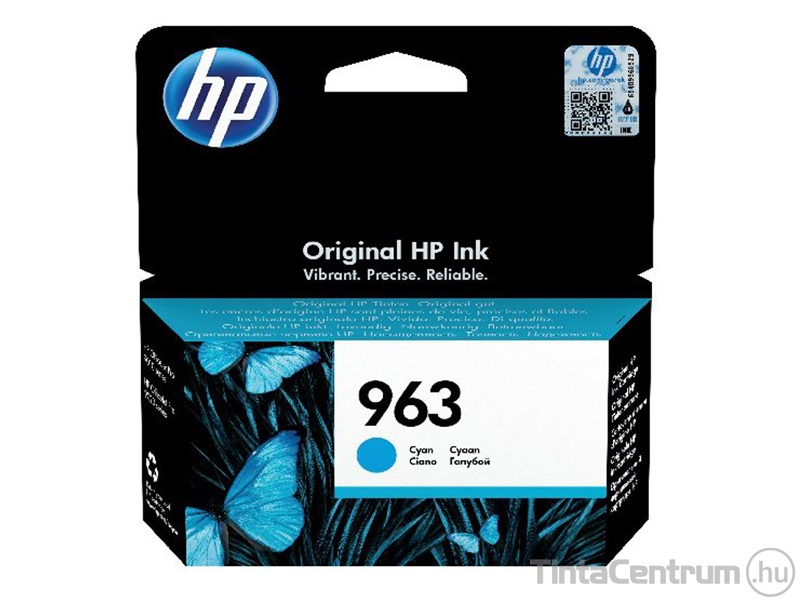 HP 963 (3JA23AE) ciánkék eredeti tintapatron