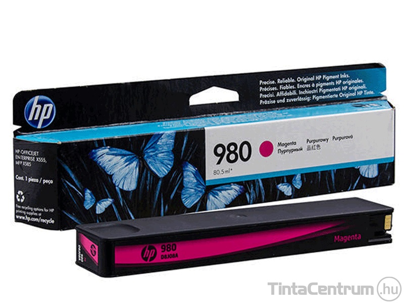 HP 980 (D8J08A) magenta eredeti tintapatron