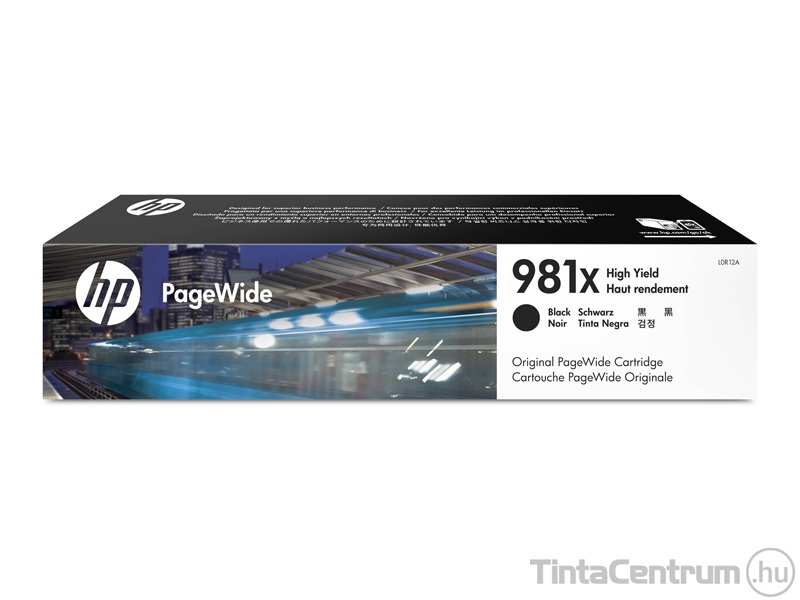 HP 981X (L0R12A) fekete eredeti tintapatron