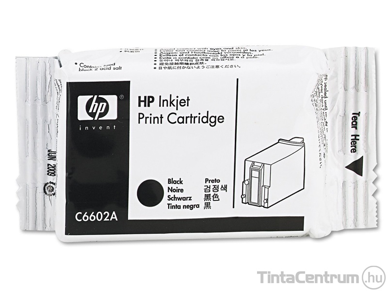 HP C6602A fekete eredeti tintapatron