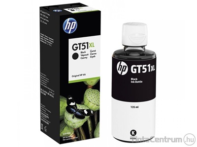 HP GT51XL (X4E40AE) fekete [6000 oldal] eredeti utántöltő tinta