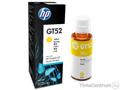 HP GT52 (M0H56AE) sárga [8000 oldal] eredeti utántöltő tinta