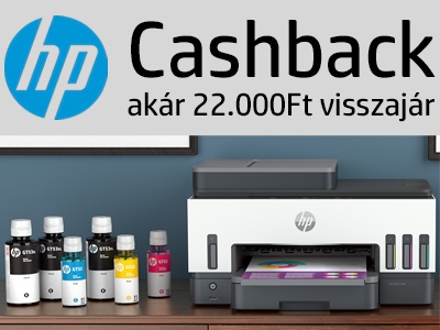 HP Smart Tank CASHBACK promóció