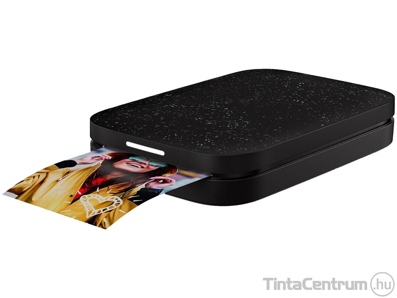 HP Sprocket hordozható fotónyomtató, 5x7,6cm (2x3 hüvelykes), fekete