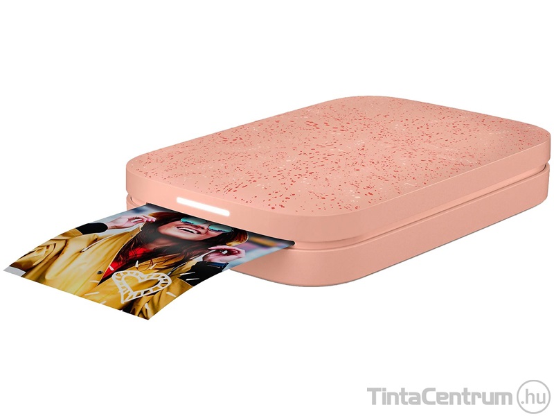 HP Sprocket hordozható fotónyomtató, 5x7,6cm (2x3 hüvelykes), rózsaszín
