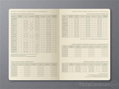 Határidőnapló, agenda, heti, A5, 148x213mm, SIGEL "Conceptum", fekete (2025 évi)