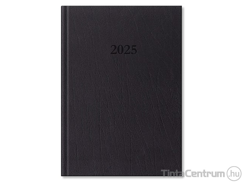 Határidőnapló, agenda, heti, B5, 165x240mm, PD "Period Standard" fekete (2025 évi)