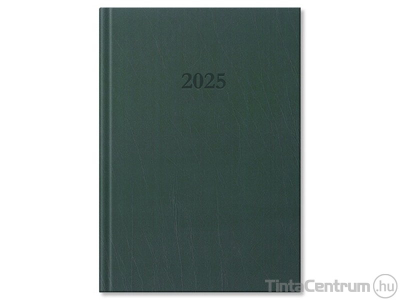 Határidőnapló, agenda, heti, B5, 165x240mm, PD "Period Standard" zöld (2025 évi)