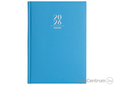 Határidőnapló, agenda, napi, A5, 150x213mm, VICTORIA "Next", aqua (2026 évi)