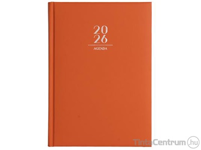 Határidőnapló, agenda, napi, A5, 150x213mm, VICTORIA "Next", narancs (2026 évi)