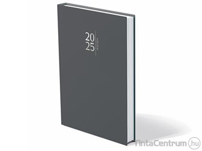 Határidőnapló, agenda, napi, A5, 150x213mm, VICTORIA "Next", szürke (2026 évi)