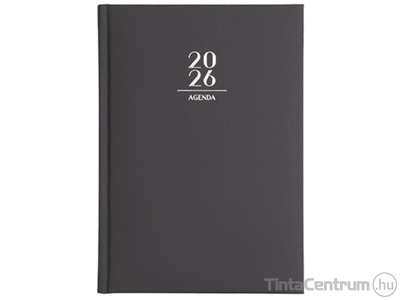 Határidőnapló, agenda, napi, A5, 150x213mm, VICTORIA "Next", szürke (2026 évi)