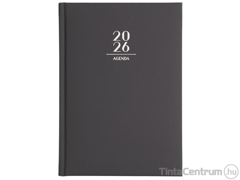 Határidőnapló, agenda, napi, A5, 150x213mm, VICTORIA "Next", szürke (2026 évi)