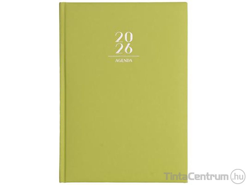 Határidőnapló, agenda, napi, A5, 150x213mm, VICTORIA "Next", világoszöld (2026 évi)
