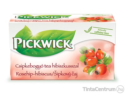 Herba tea, filteres, 20x2,5g, PICKWICK, csipkebogyó-hibiszkusz