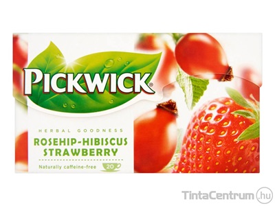 Herba tea, filteres, 20x2,5g, PICKWICK, eper-csipkebogyó-hibiszkusz